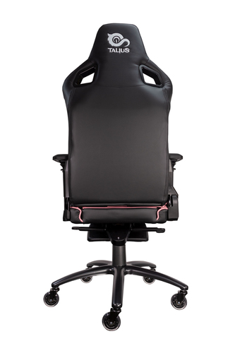 Talius silla Caiman V2 gaming negra/rosa reposapies, 4D, Frog, base metal, ruedas 75mm silicona, gas