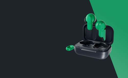 SKULL CANDY Auriculares DIME TRU in ear inalambricos, verdes