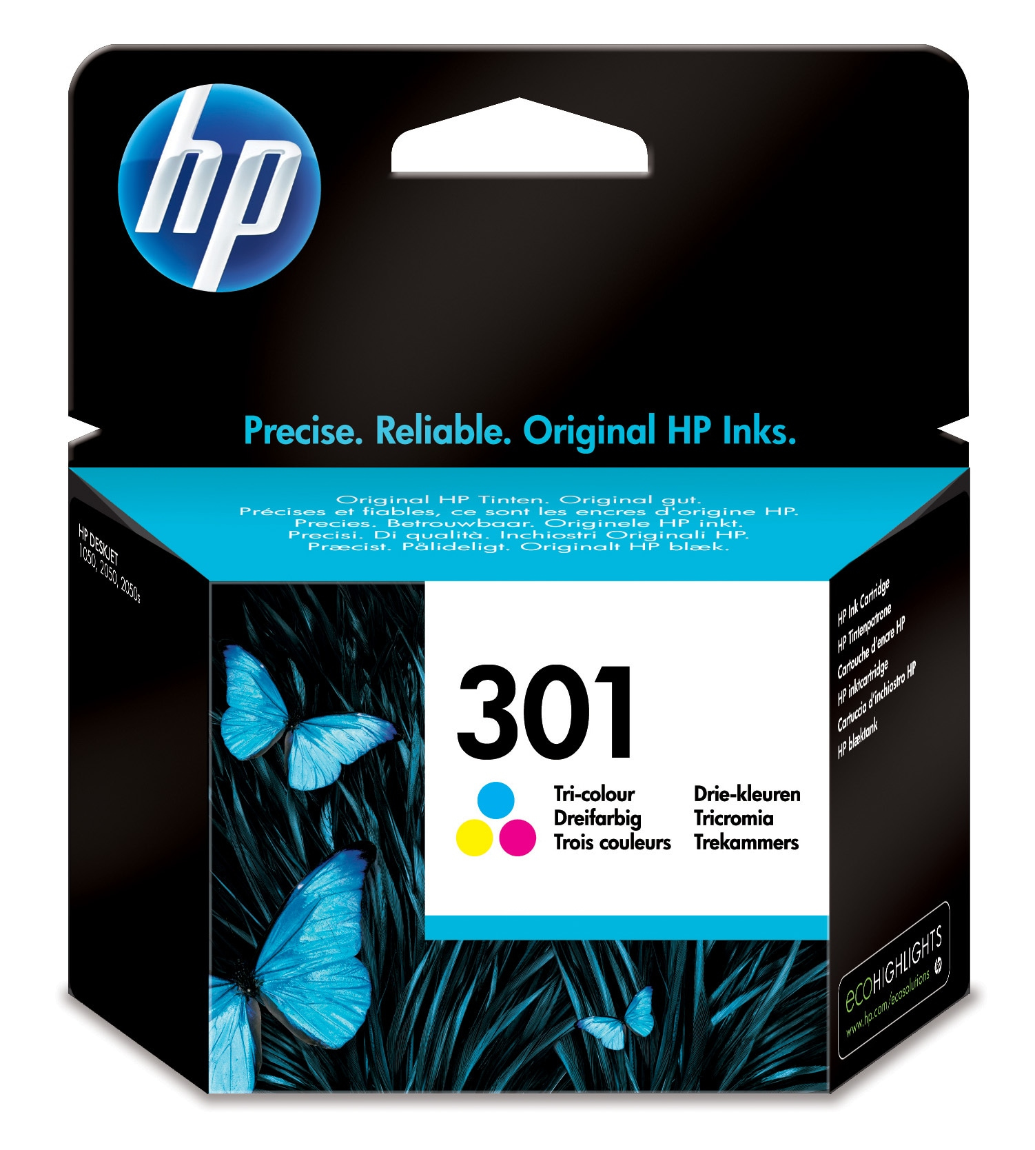 HP Envy 5530, Deskjet 1010,1510 Cartucho Tricolor nº301
