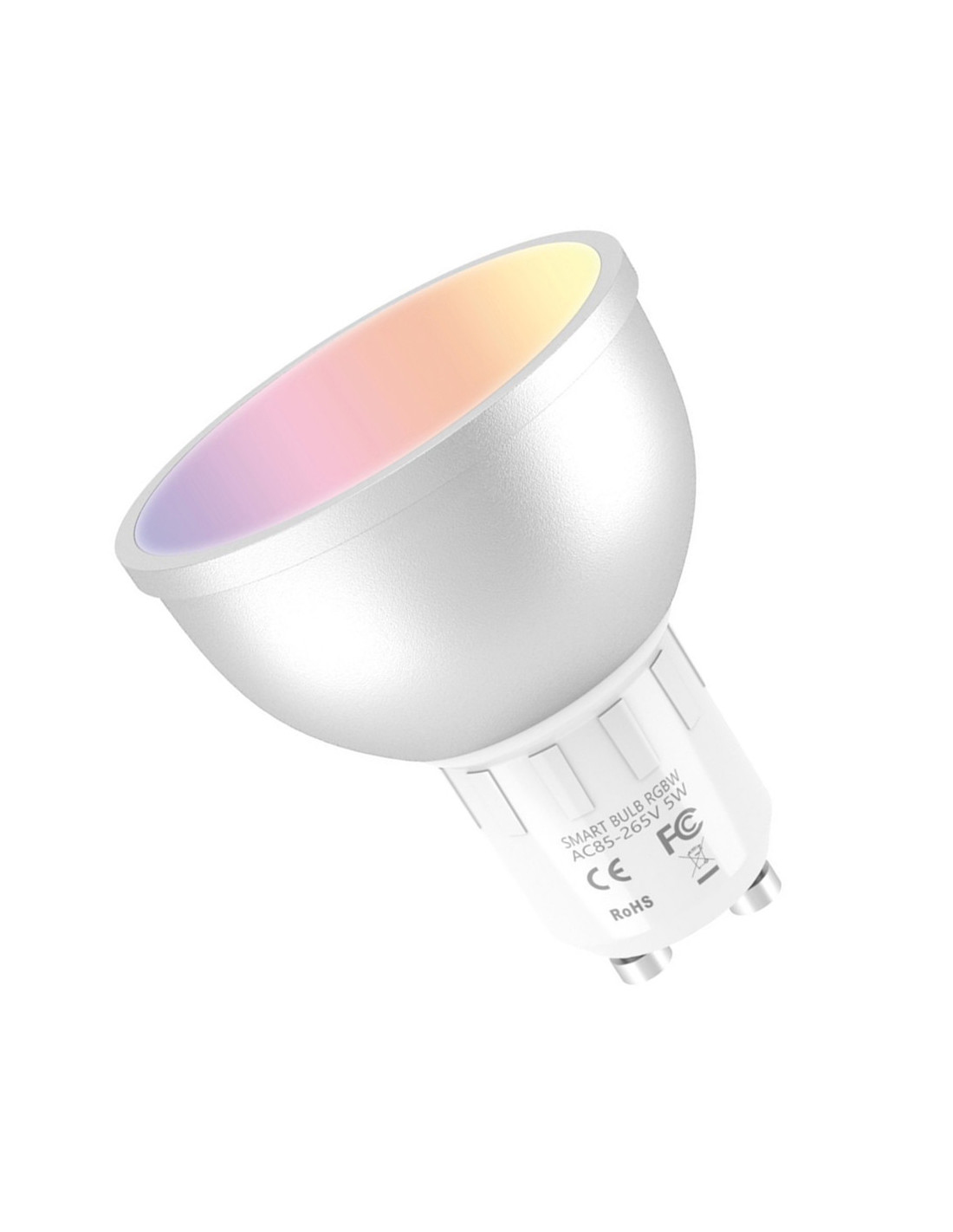 muvit iO bombilla inteligente GU10/5W/400lm RGB+Blancos D50 H56 (Tasa RAEE incluida)