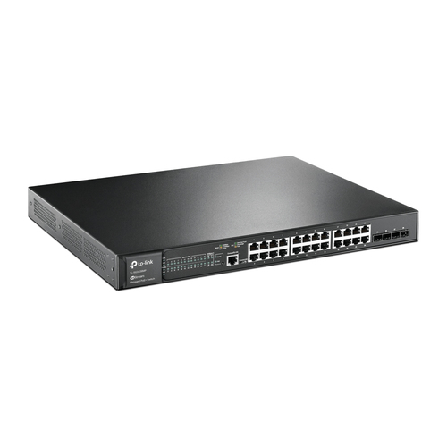 TP-LINK JetStream  28-Port Gigabit L2+ Managed Switch with 24-Port PoE+