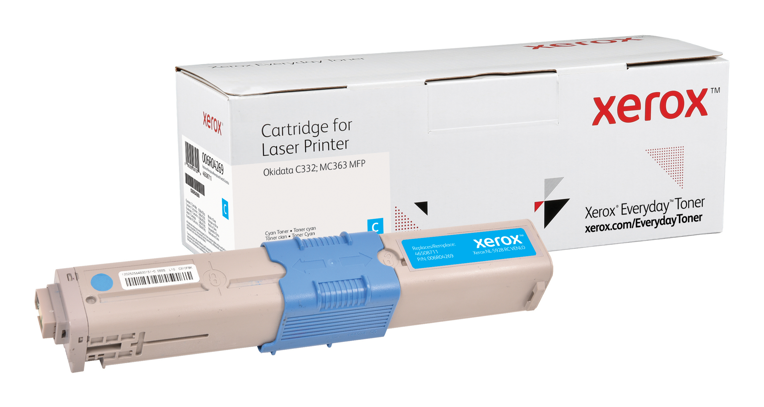 XEROX Everyday Toner Alto Rendimiento Cian to OKI 46508711