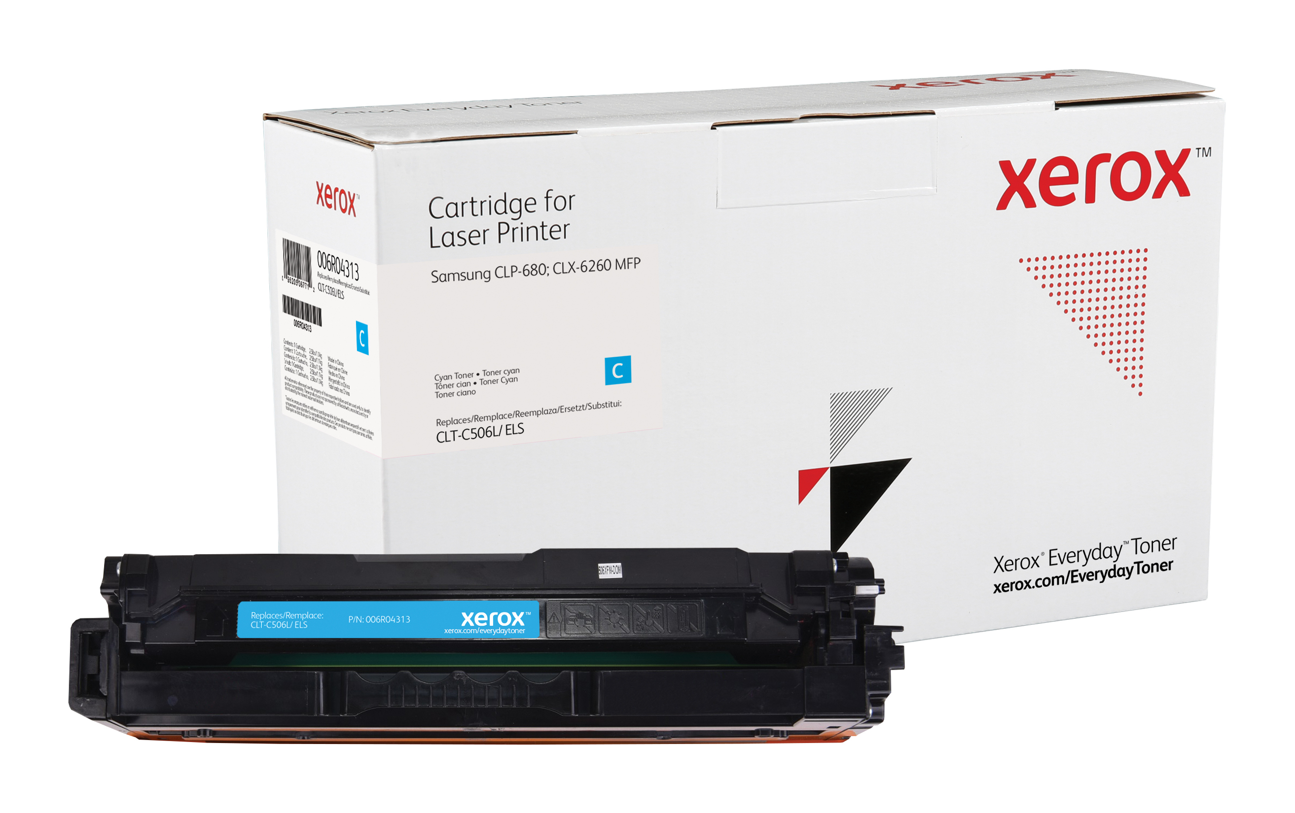 XEROX Everyday Toner Alto Rendimiento Cian to SAMSUNG CLTC506L