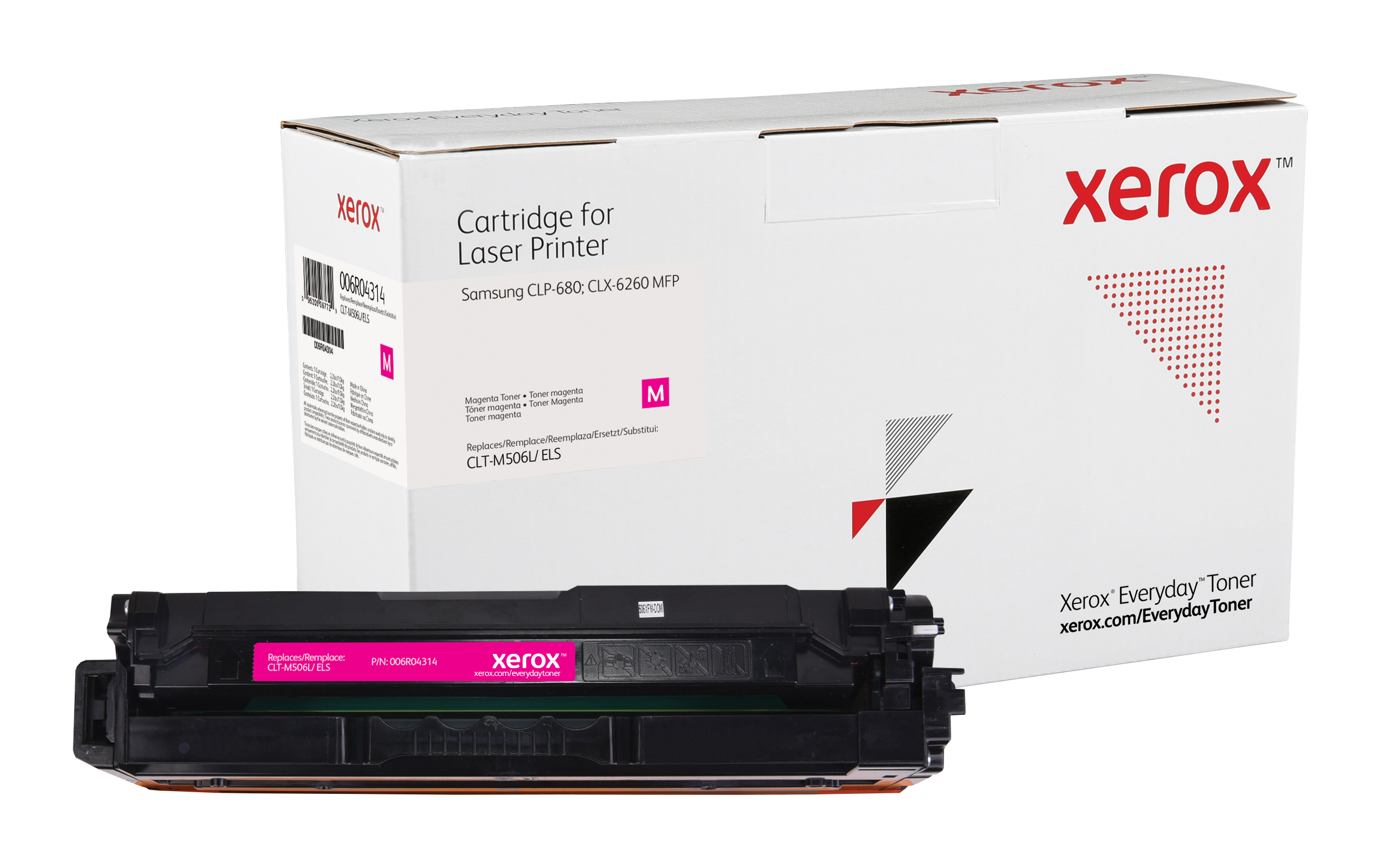 XEROX Everyday Toner Alto Rendimiento Magenta to SAMSUNG CLTM506L