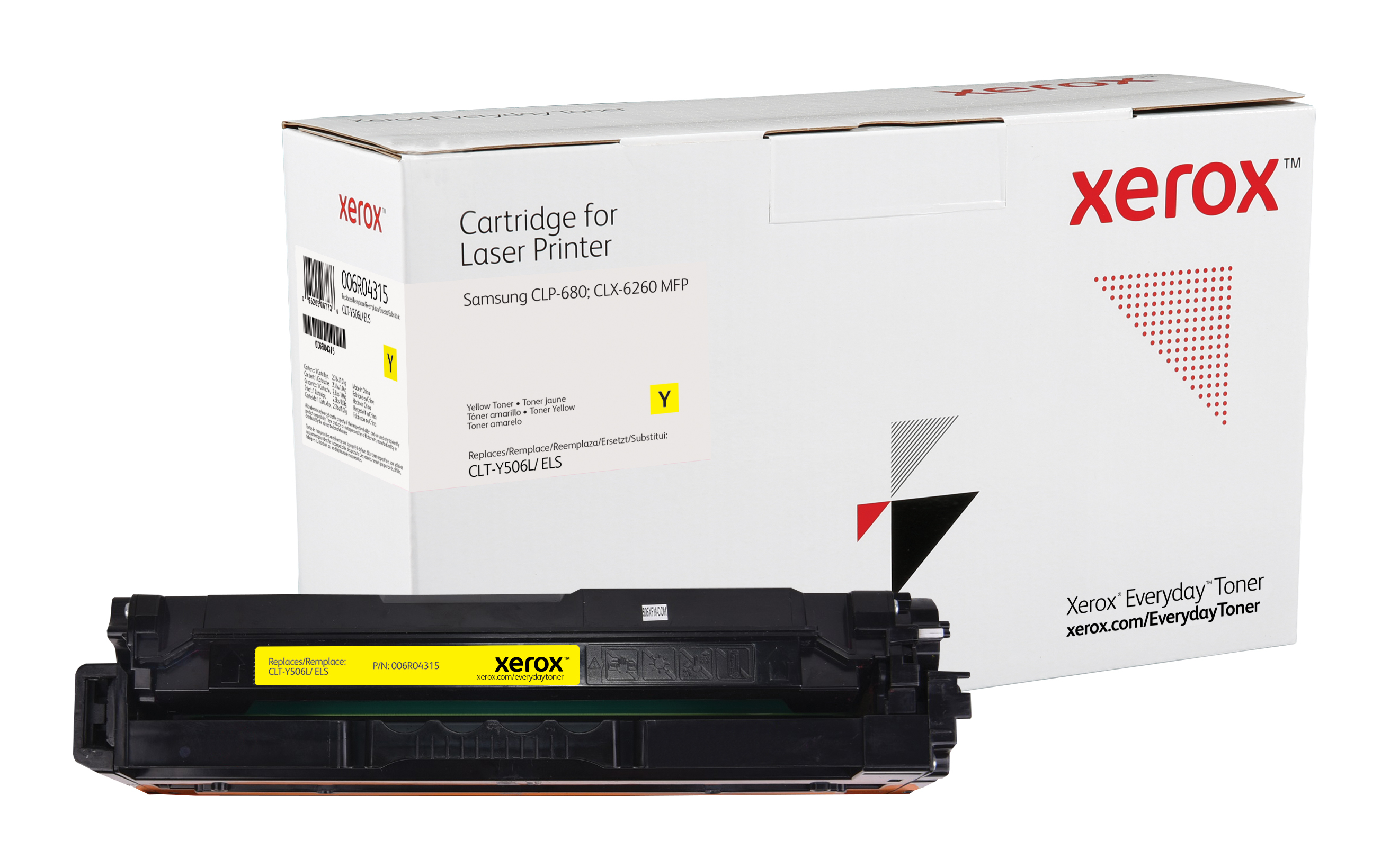 XEROX Everyday Toner Alto Rendimiento Amarillo to SAMSUNG CLTY506L