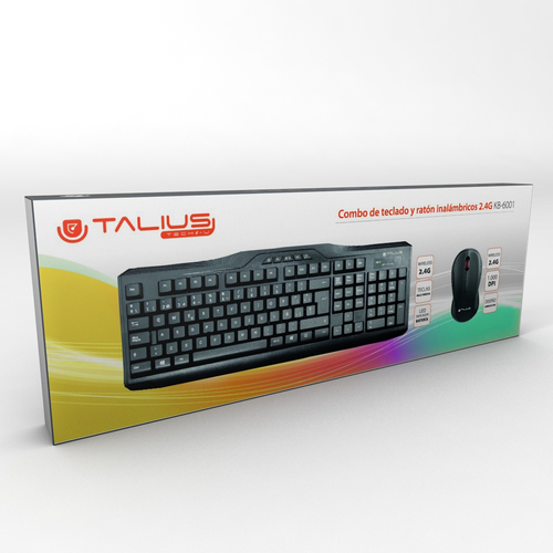 Talius teclado + raton Combo KB-6001 Wireless negro