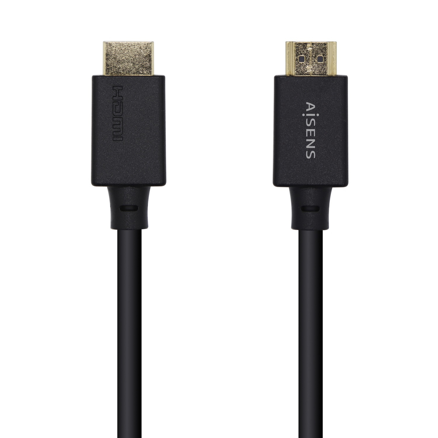AISENS - CABLE HDMI V2.1 ULTRA ALTA VELOCIDAD / HEC CERTIFICADO 8K@60HZ 48GBPS, A/M-A/M, NEGRO, 3.0M