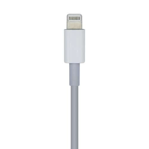 AISENS - CABLE USB 2.0 USB-C A LIGHTNING PD 2A, LIGHTNING/M-USB-C/M, BLANCO, 20CM