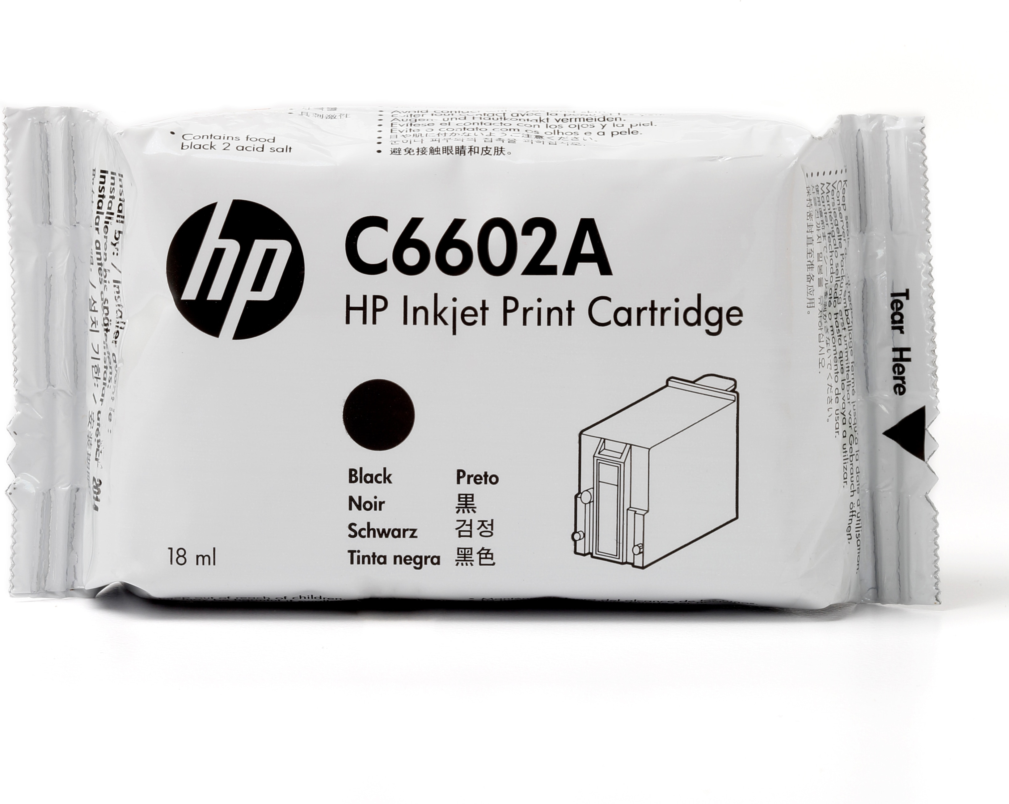 HP Cartucho Negro ADDMASTER/IJ 6000, 18ml (7 millones de caracteres)