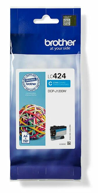BROTHER tinta cian para DCPJ1200W LC424C