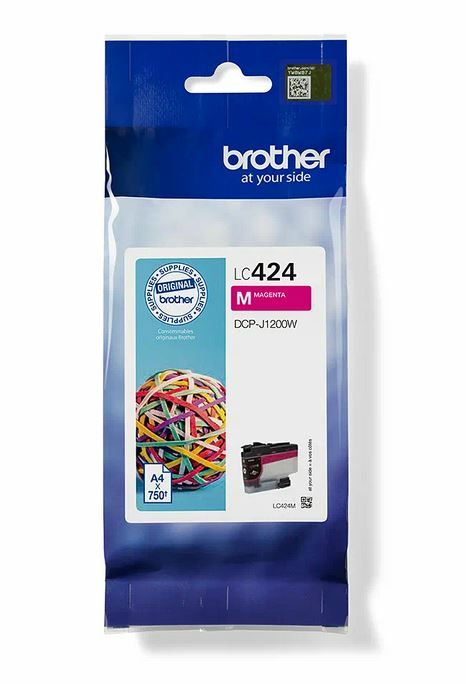 BROTHER tinta magenta para DCPJ1200W LC424M