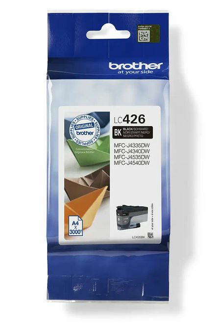 BROTHER tinta negra para MFCJ4340DW/MFCJ4540DW/MFCJ4540DWXL LC426BK