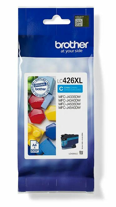 BROTHER tinta xl cian para MFCJ4340DW/MFCJ4540DW/MFCJ4540DWXL LC426XLC