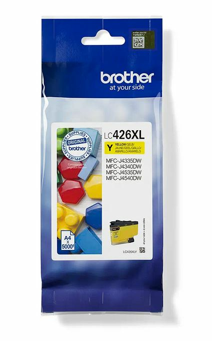 BROTHER tinta xl amarilla para MFCJ4340DW/MFCJ4540DW/MFCJ4540DWXL LC426XLY