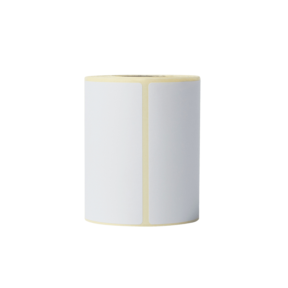 BROTHER Caja de 8 rollos de etiquetas termicas blancas - Cada rollo contiene 400 etiquetas de 76mm