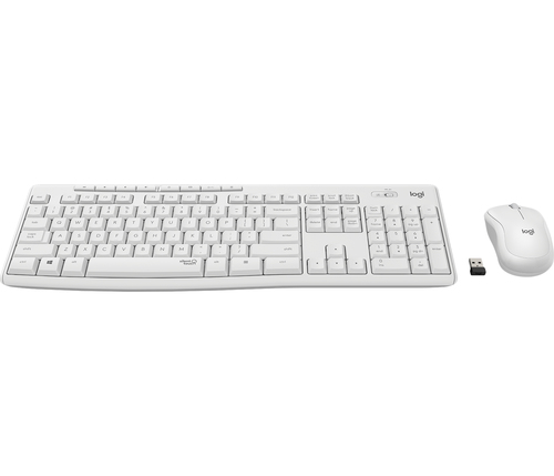 LOGITECH TECLADO + RATON MK295 Silent Blanco INALAMBRICO