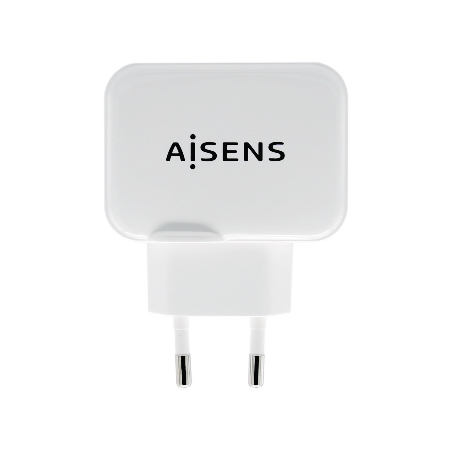 AISENS - CARGADOR USB 17W 5V/3.4A, 2xUSB CON CONTROL AI, BLANCO