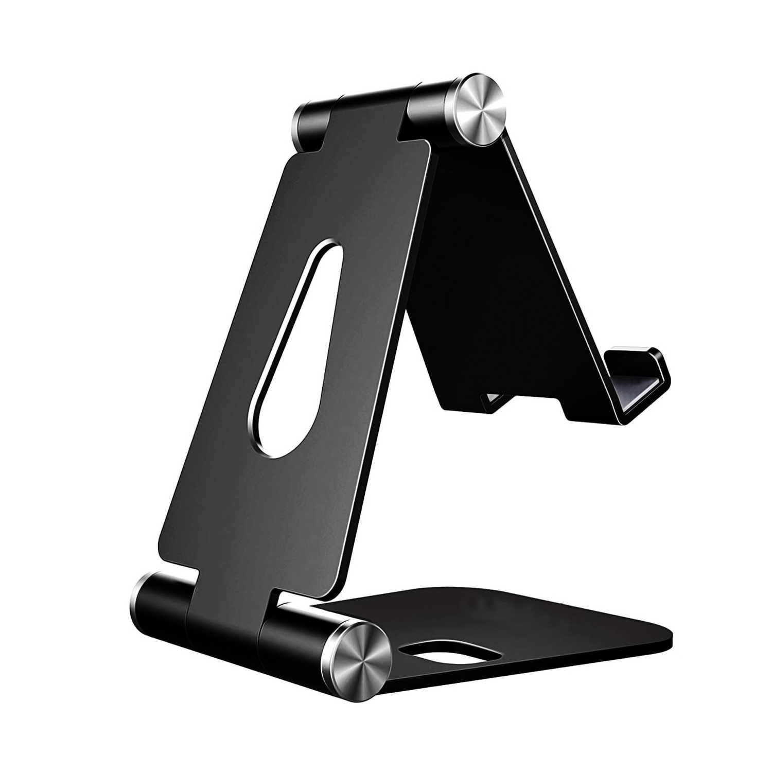 AISENS - SOPORTE DE SOBREMESA TAMAÑO M AJUSTABLE (2 PIVOTES) PARA MOVIL / TABLET, NEGRO