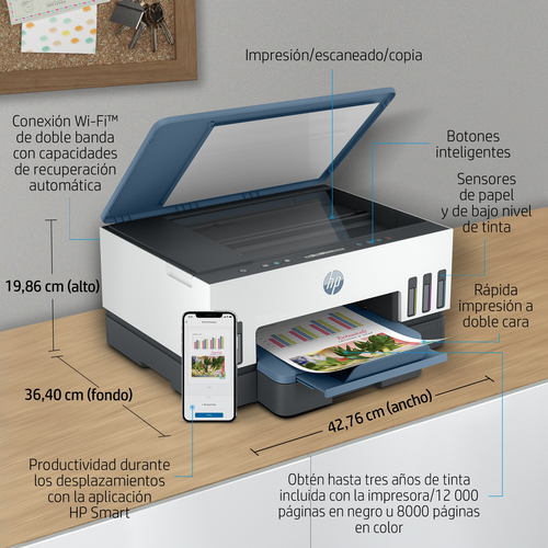 HP multifuncion inkjet Smart Tank 7006