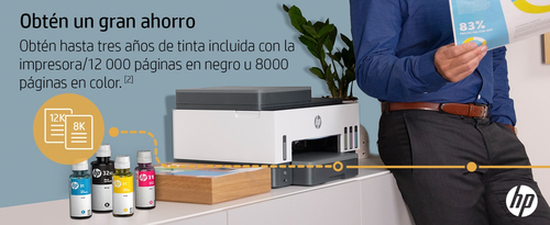 HP multifuncion inkjet Smart Tank 7605