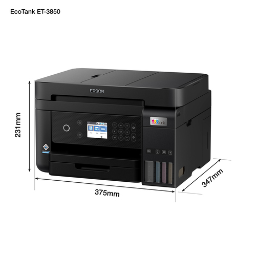 EPSON Multifuncional inkjet A4 EcoTank ET-3850