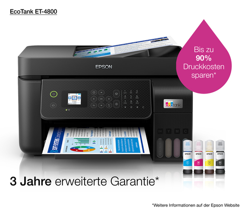 EPSON Multifuncional inkjet A4 EcoTank ET-4800