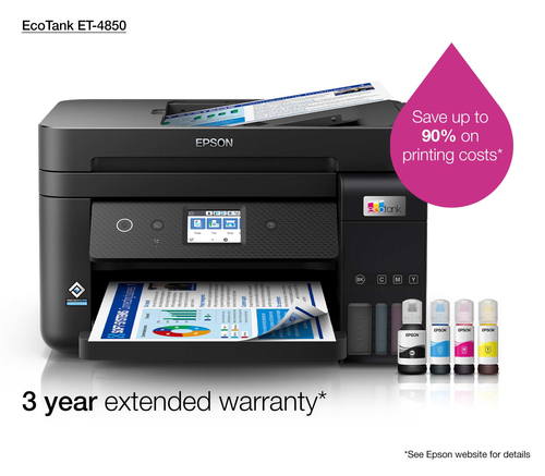 EPSON Multifuncional inkjet A4 EcoTank ET-4850