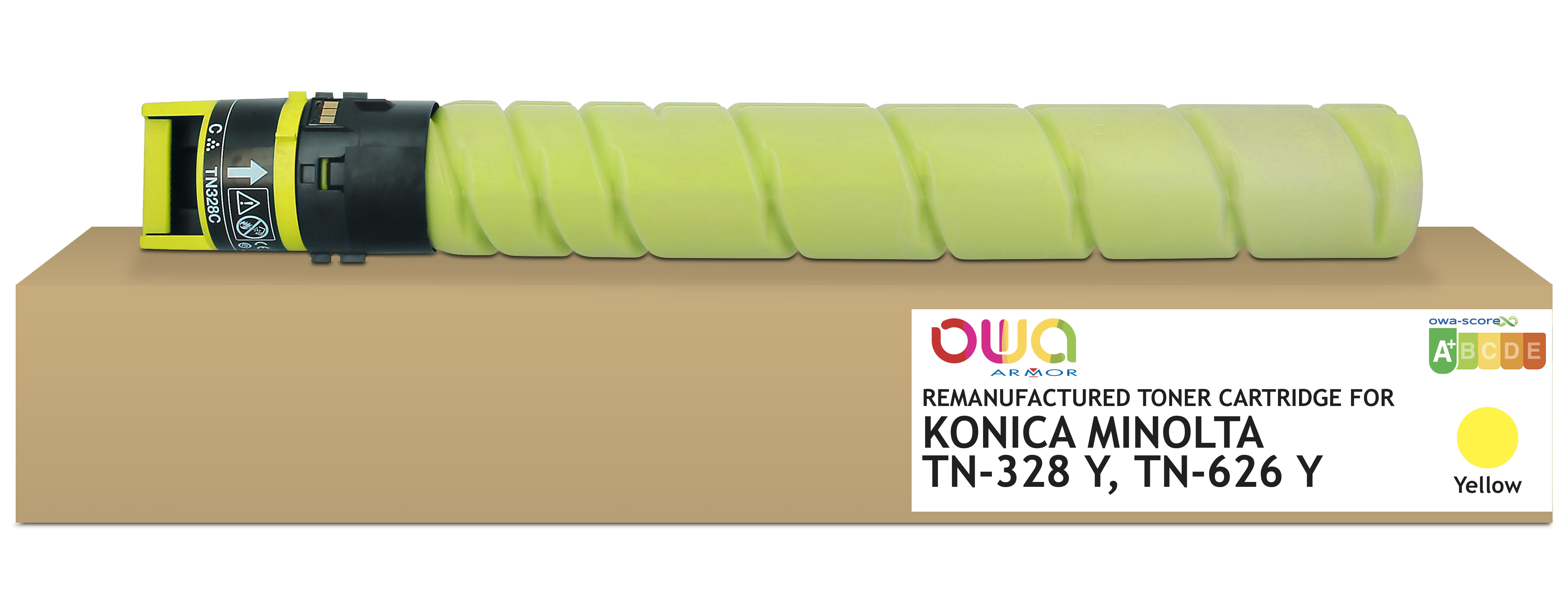 ARMOR OWA Toner AAV8250 para KONICA MINOLTA TN-328Y amarillo para bizhub C360i/C300i/C250i 28 000p