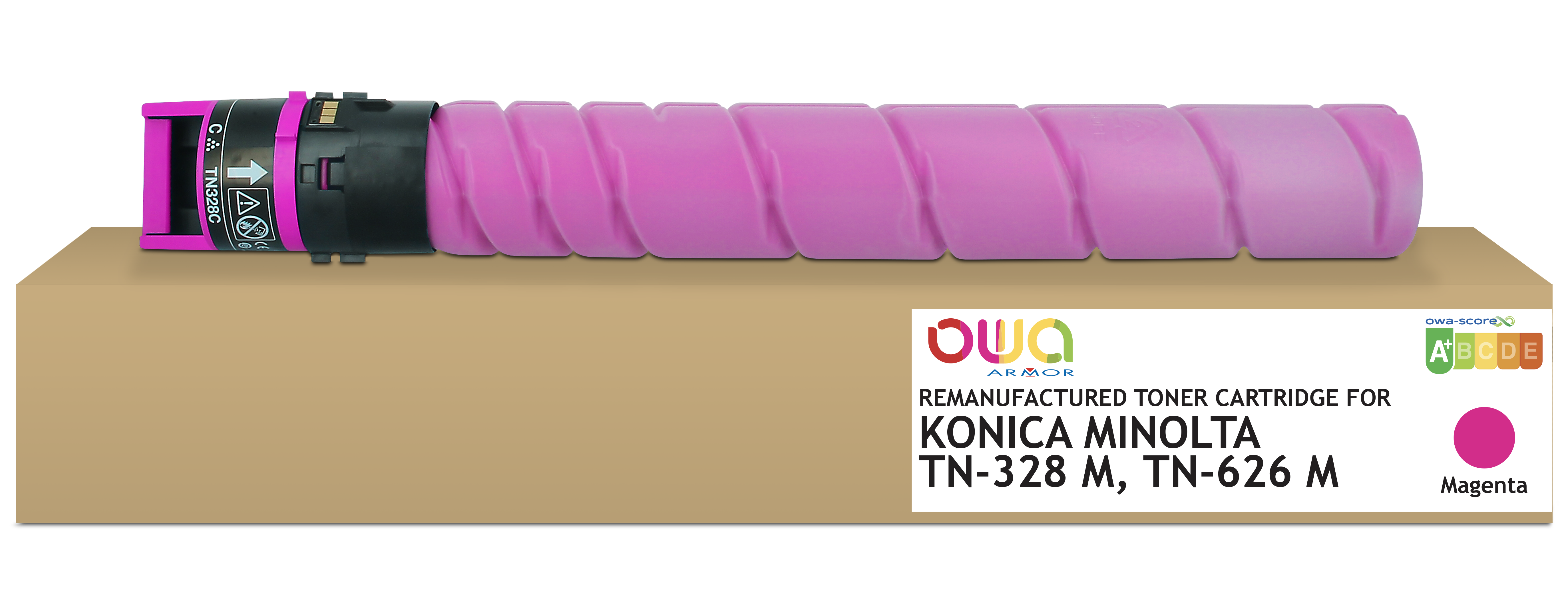 ARMOR OWA Toner AAV8350 para KONICA MINOLTA TN-328M magenta para bizhub C360i/C300i/C250i 28 000p