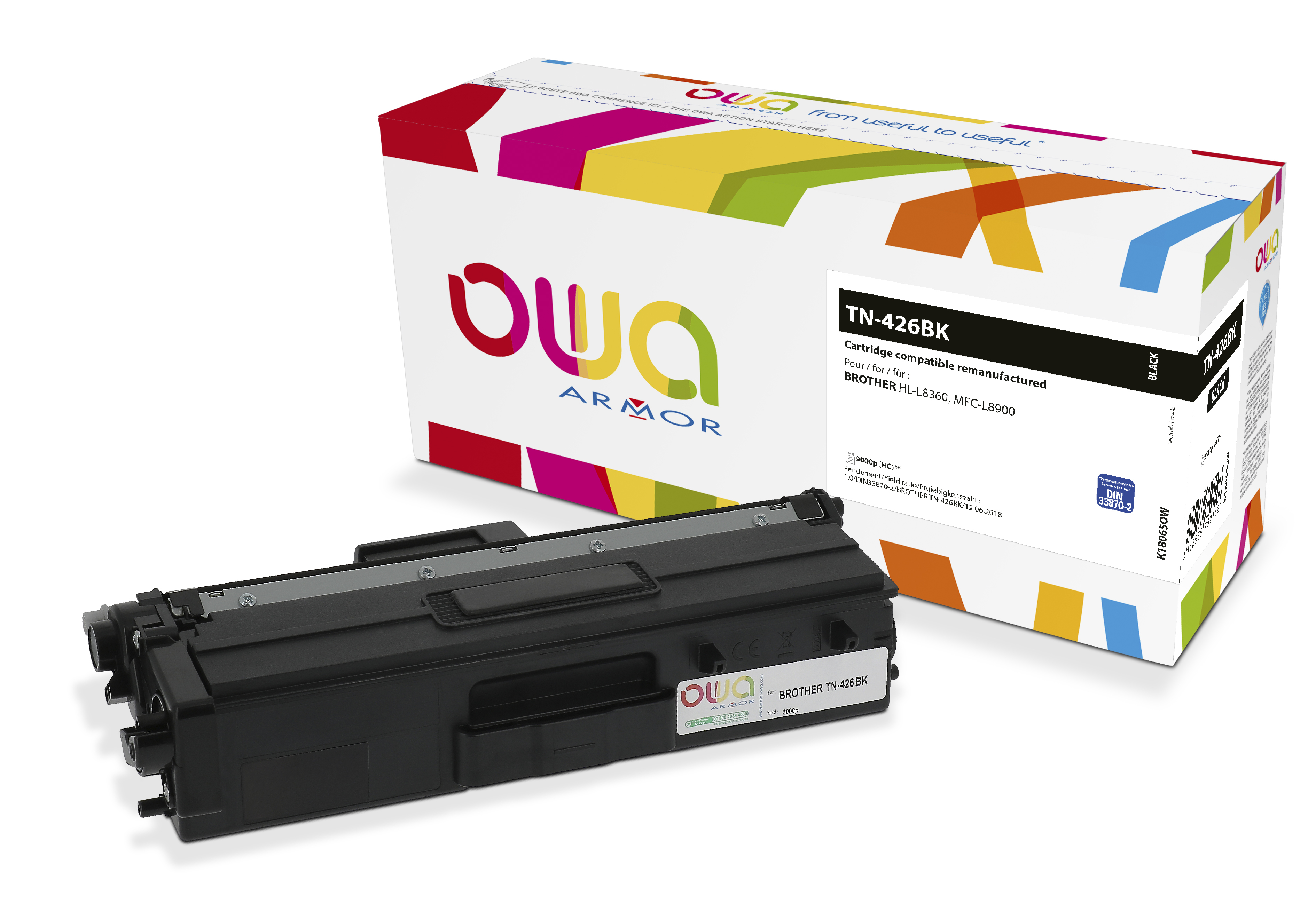 ARMOR OWA Toner negro para BROTHER HL-L8360, MFC-L8900 TN-426BK