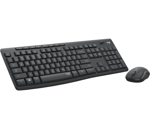 LOGITECH TECLADO + MOUSE MK295 SILENT NEGRO WIRELES INALAMBRICO