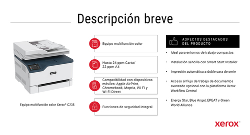 XEROX Multifuncion Laser Color C235V_DNI/C235V_DNI