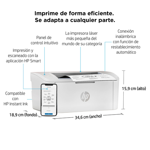 HP Impresora Laser monocromo LaserJet M110w