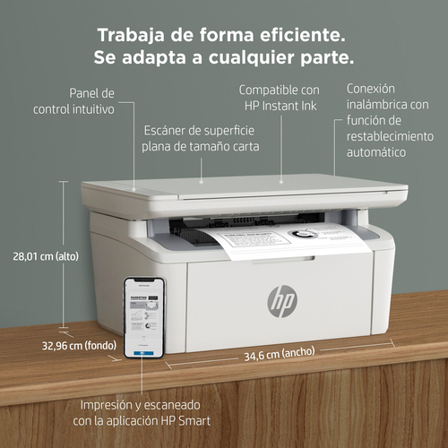 HP Multifuncion Laser monocromo LaserJet M140w