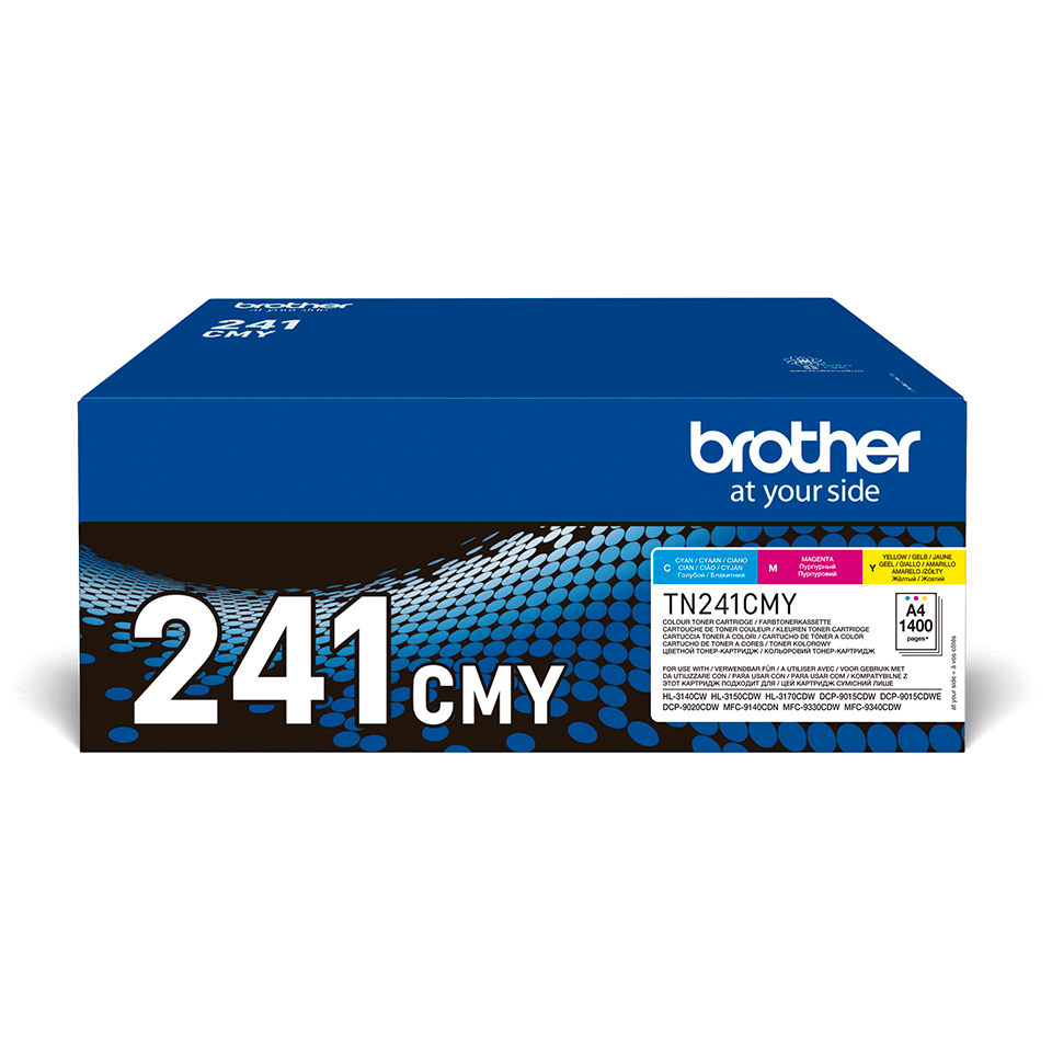 BROTHER pack 3 cartuchos deToner (c/m/y)/TN241CMY