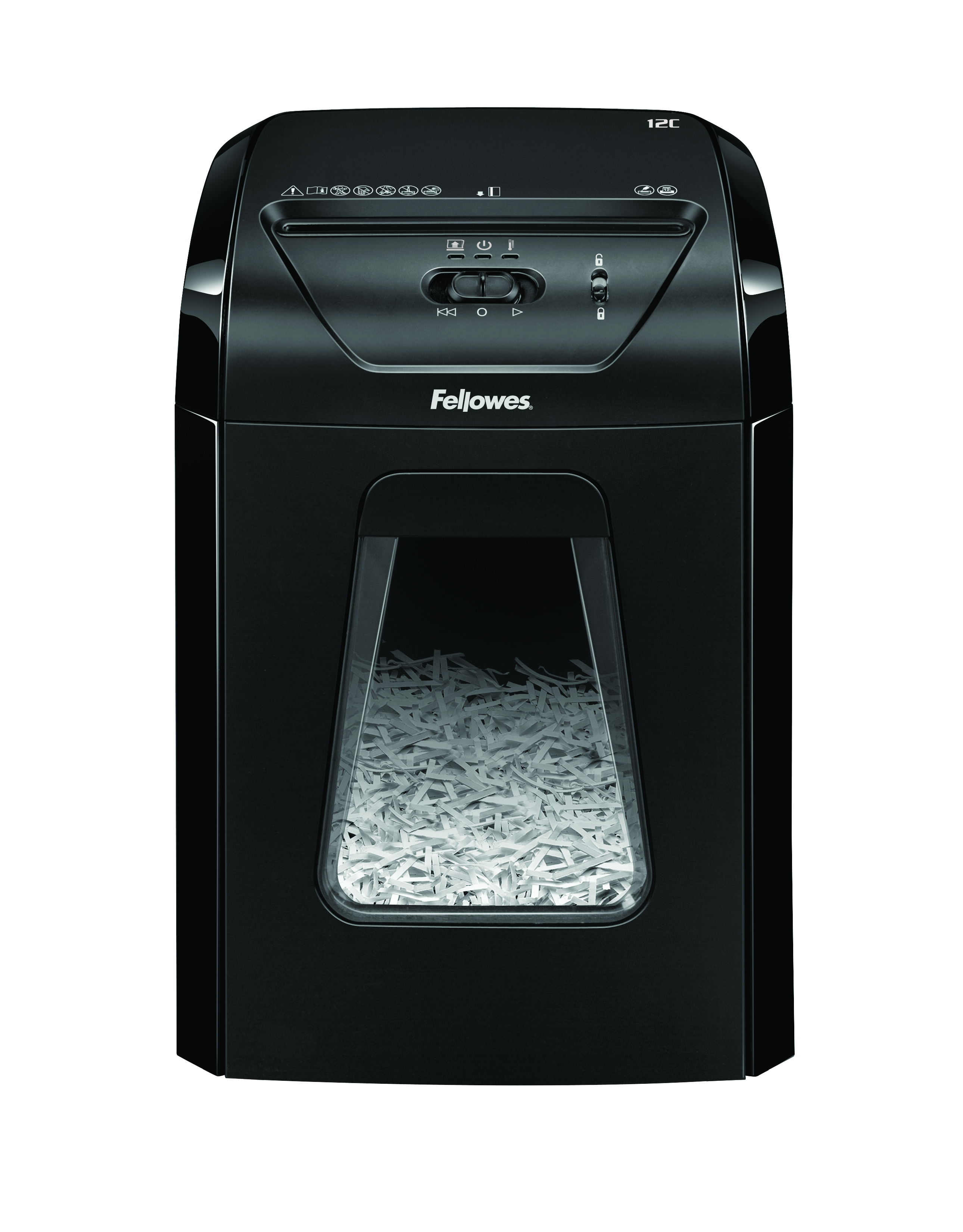 FELLOWES Destructora 12C/ Corte en Partículas de 4 x 40mm/ Negra