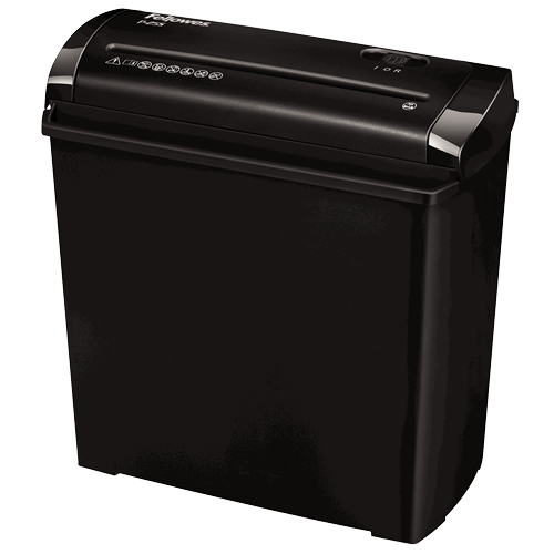 FELLOWES  Destructora P-25S/ Corte en Tiras de 7mm/ Negra