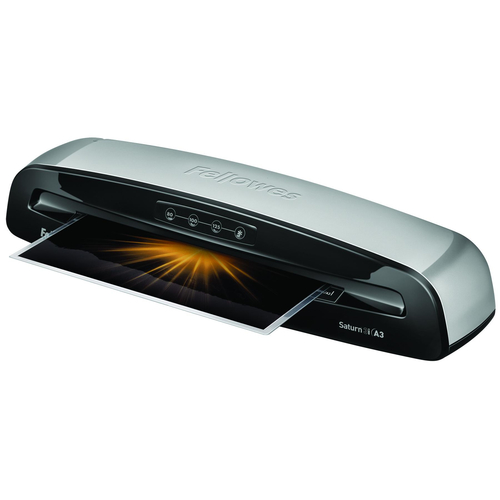 FELLOWES  Plastificadora Saturn 3I A3/ hasta A3 y 125 Micras/ Gris y Negra