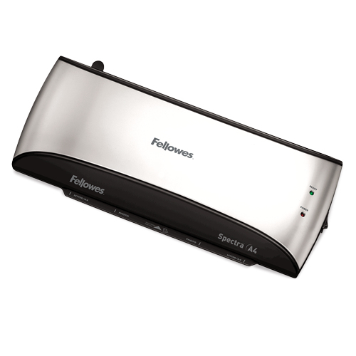 FELLOWES  Plastificadora Spectra A4/ hasta A4 y 125 Micras/ Negra y Gris