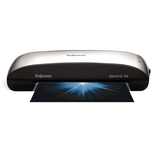 FELLOWES  Plastificadora Spectra A4/ hasta A4 y 125 Micras/ Negra y Gris
