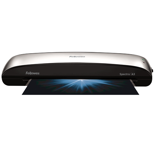 FELLOWES  Plastificadora Spectra A3/ hasta A3 y 125 Micras/ Gris y Negra