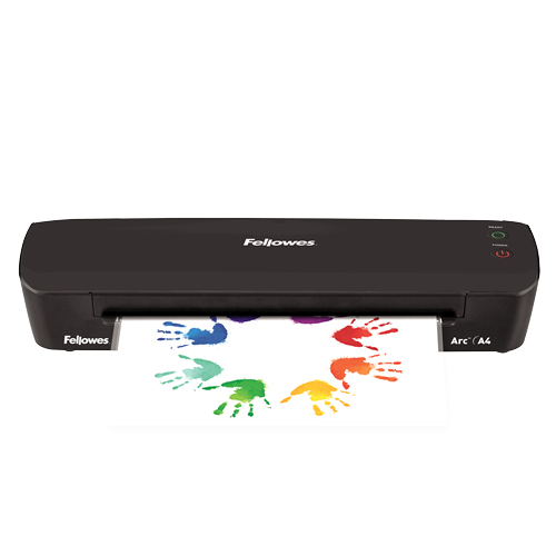 FELLOWES  Plastificadora Arc A4/ hasta A4 y 80 Micras/ Negra