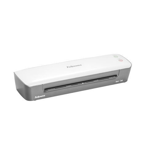 FELLOWES  Plastificadora Ion A4 4560001/ hasta A4 y 80-125 Micras/ Blanca y Gris