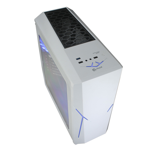 TALIUS Caja Atx gaming Xentinel USB 3.0 sin fuente blanco