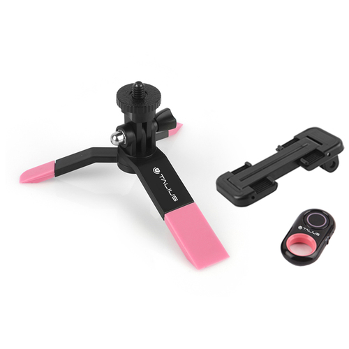 TALIUS Kit tripode selfie bluetooth TAL-TRI01 Rosa