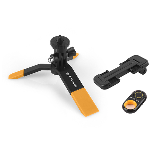 TALIUS Kit tripode selfie bluetooth TAL-TRI01 Amarillo