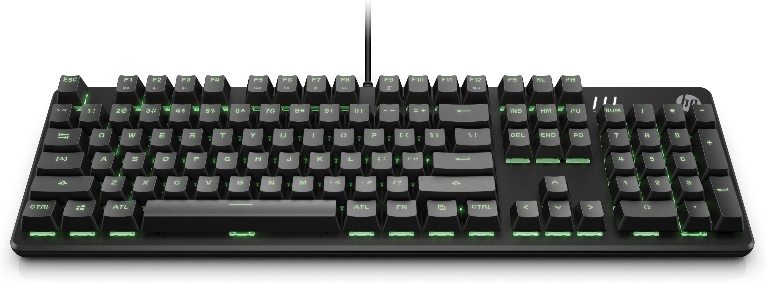 HP Teclado Mecanico Pavillion 550  Gaming LED RGB/cable Usb