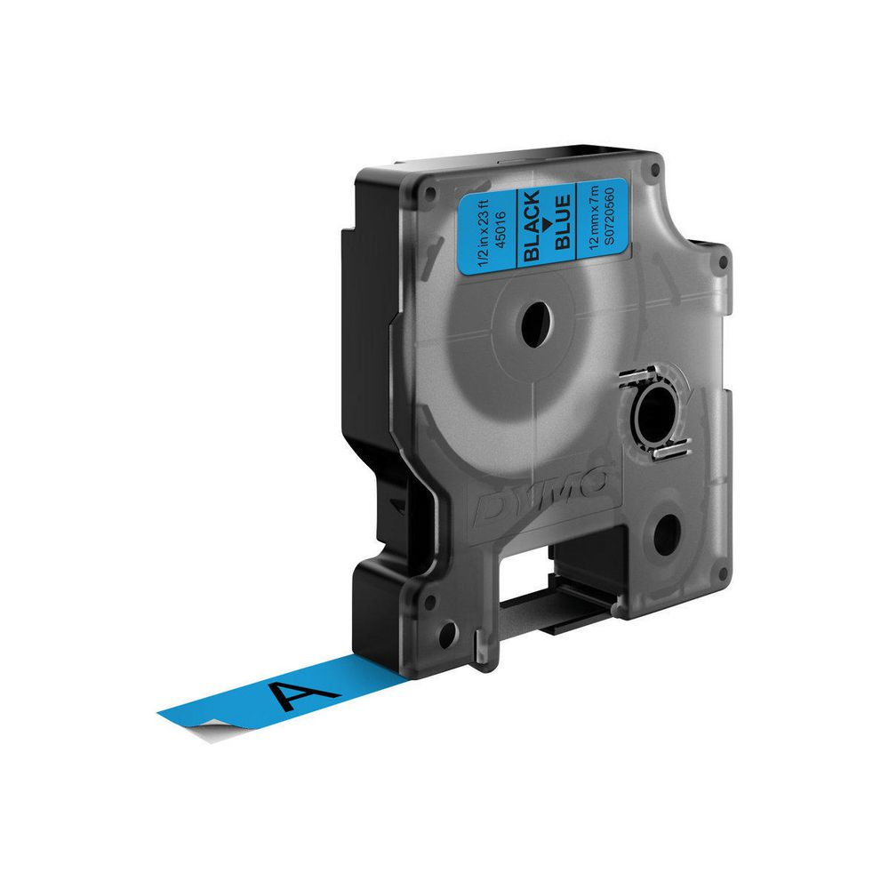 DYMO Cinta LM D1 12mmx7m Negro/azul