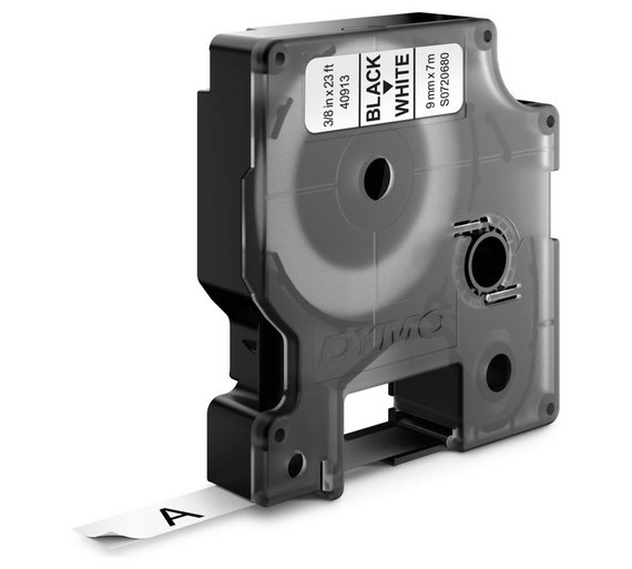 DYMO Cinta LM D1 9mmx7m Negro/blanco