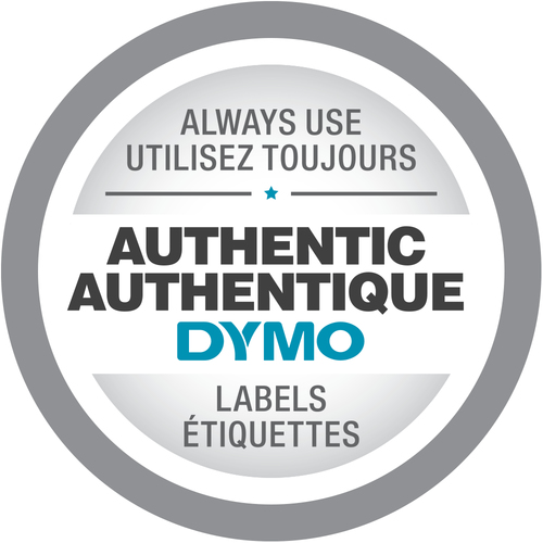 DYMO Cinta LT 12mmx4mt -Negro/Blanco Papel